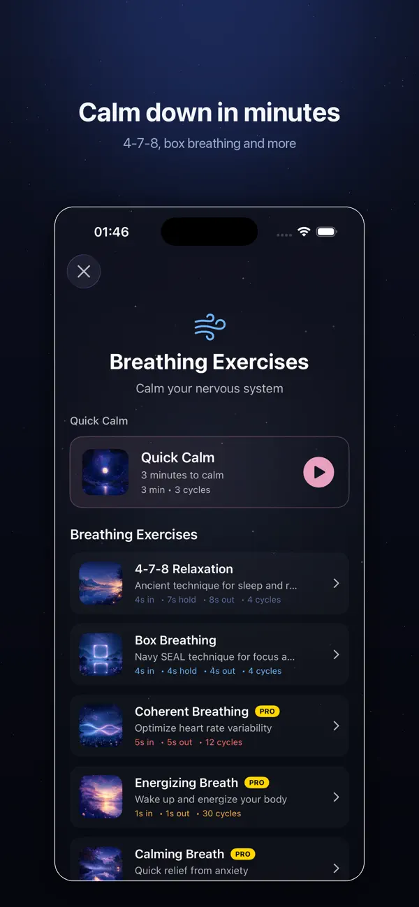 EASE — nefes egzersizleri