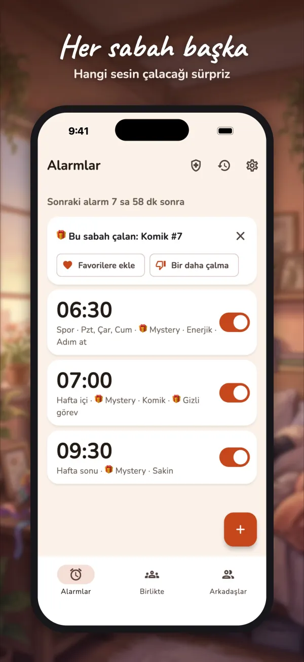 Wake Friends — Her sabah başka bir Mystery sesi
